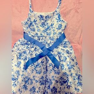 Beautiful Blue Flower dress